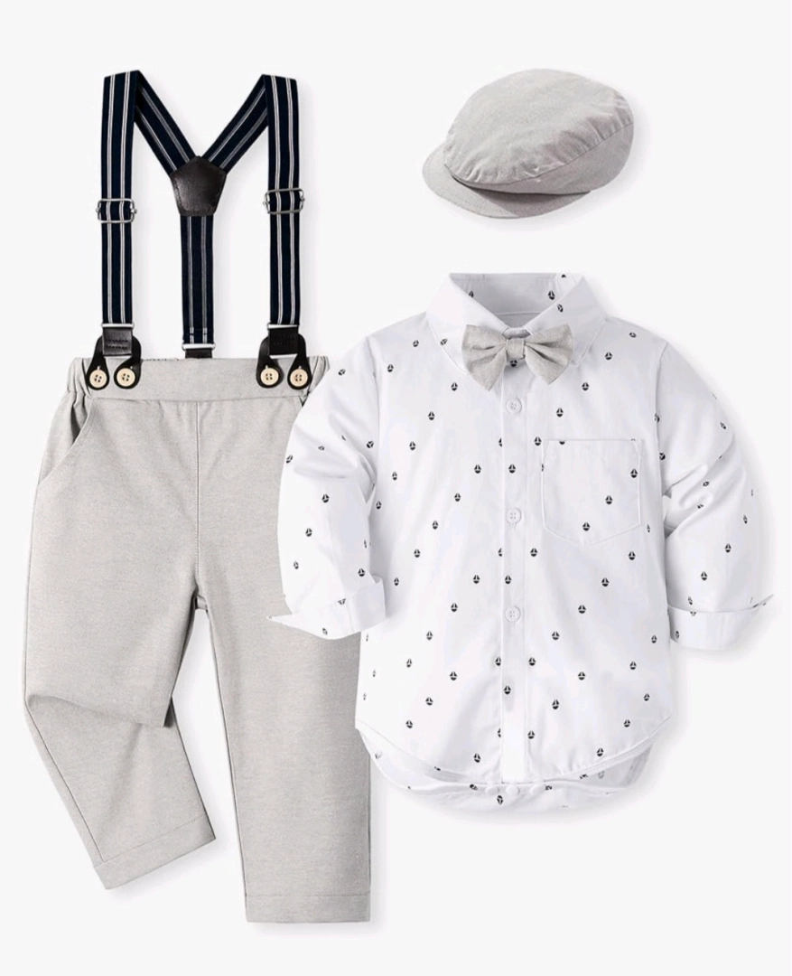Baby Boys Gentleman Suit Set (0-9 Months)