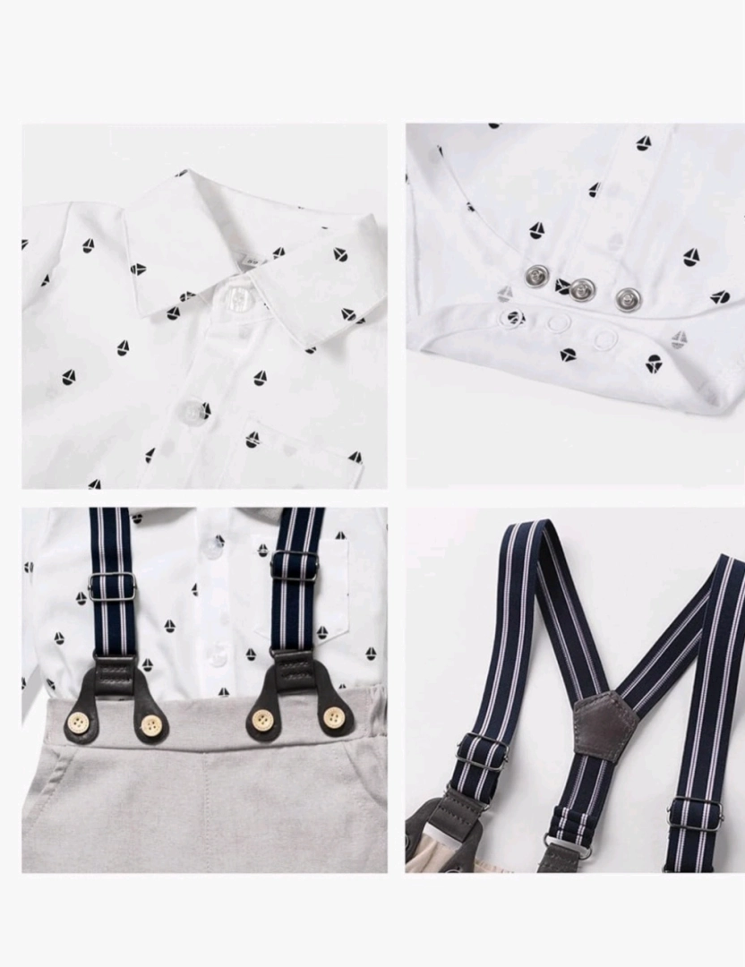 Baby Boys Gentleman Suit Set (0-9 Months) thumbnail 2