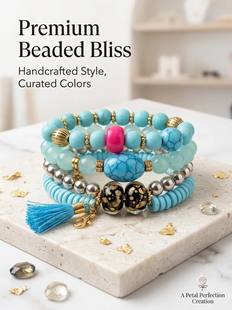 Bracelets nzuri za kike (Handcrafted Beaded)