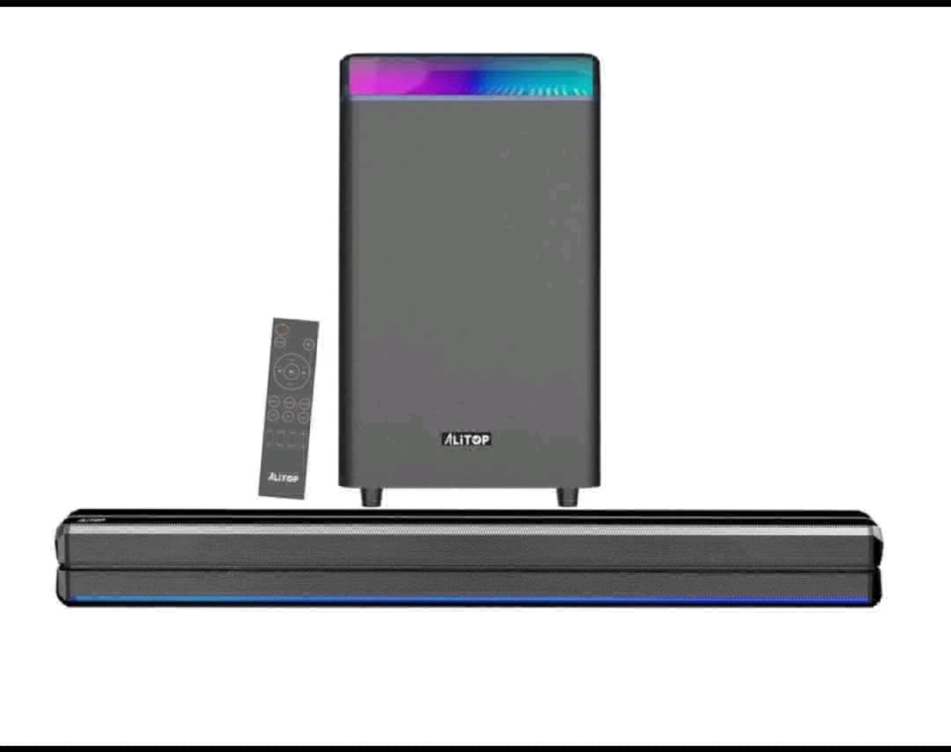 Alitop Wireless Bluetooth Sound Bar System with Subwoofer
