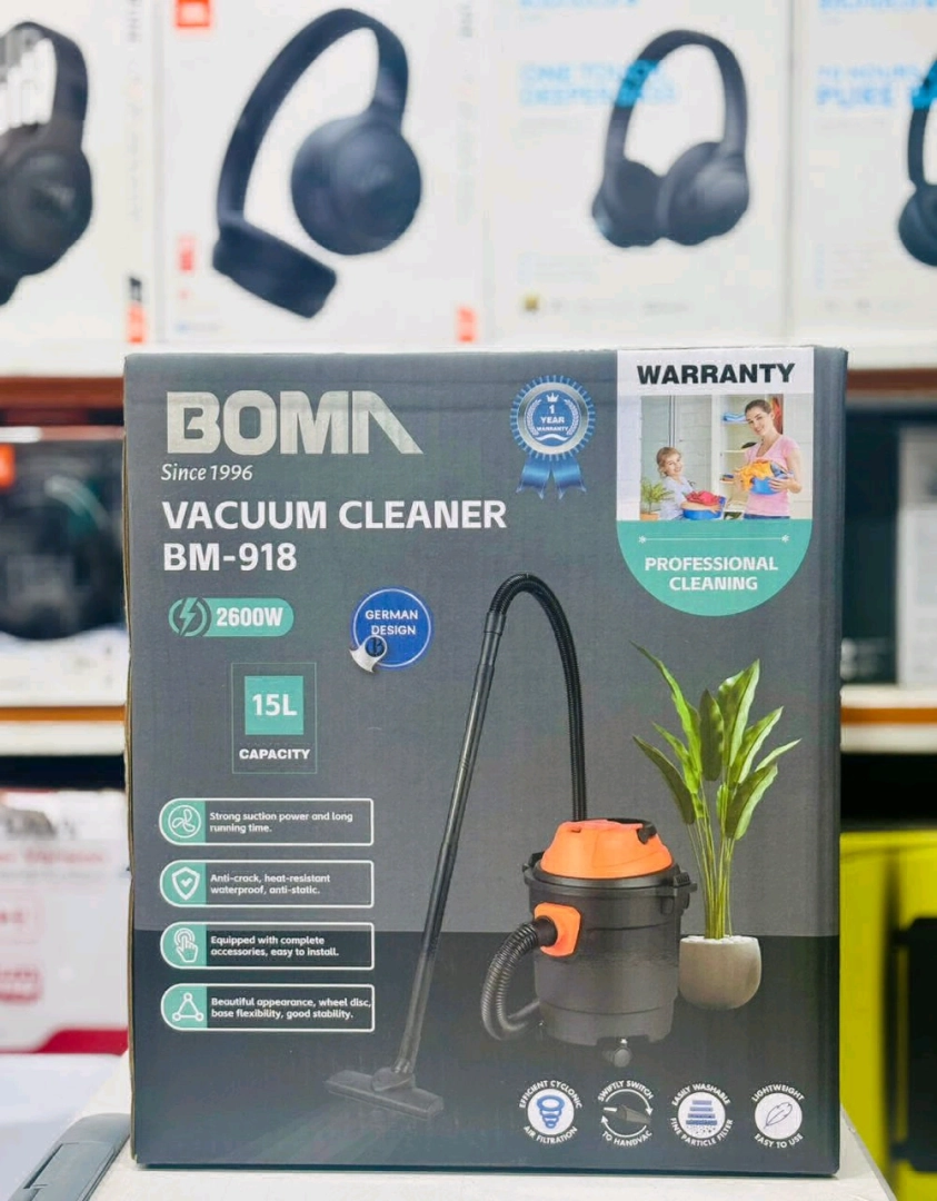 BOMNA BM-918 Professional Vacuum Cleaner (15L, 2600W)