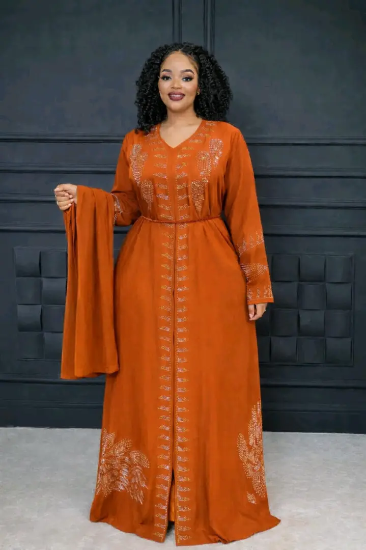 Abaya Dress Set (2 Pieces) - Multiple Sizes & Colors thumbnail 2