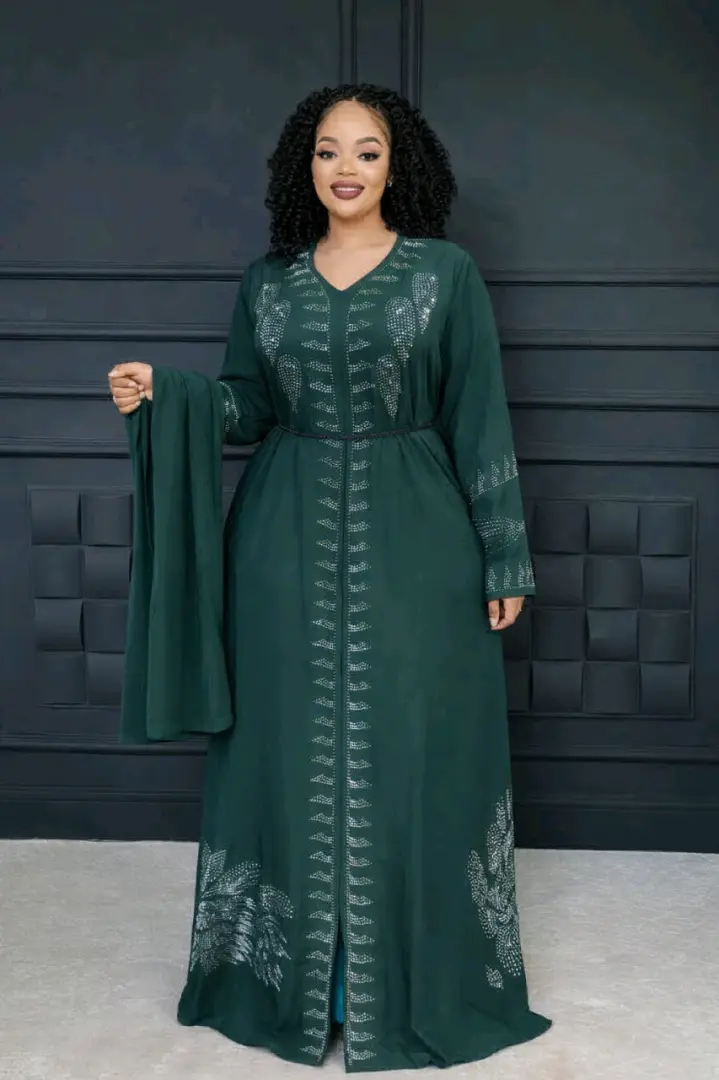 Abaya Dress Set (2 Pieces) - Multiple Sizes & Colors thumbnail 3
