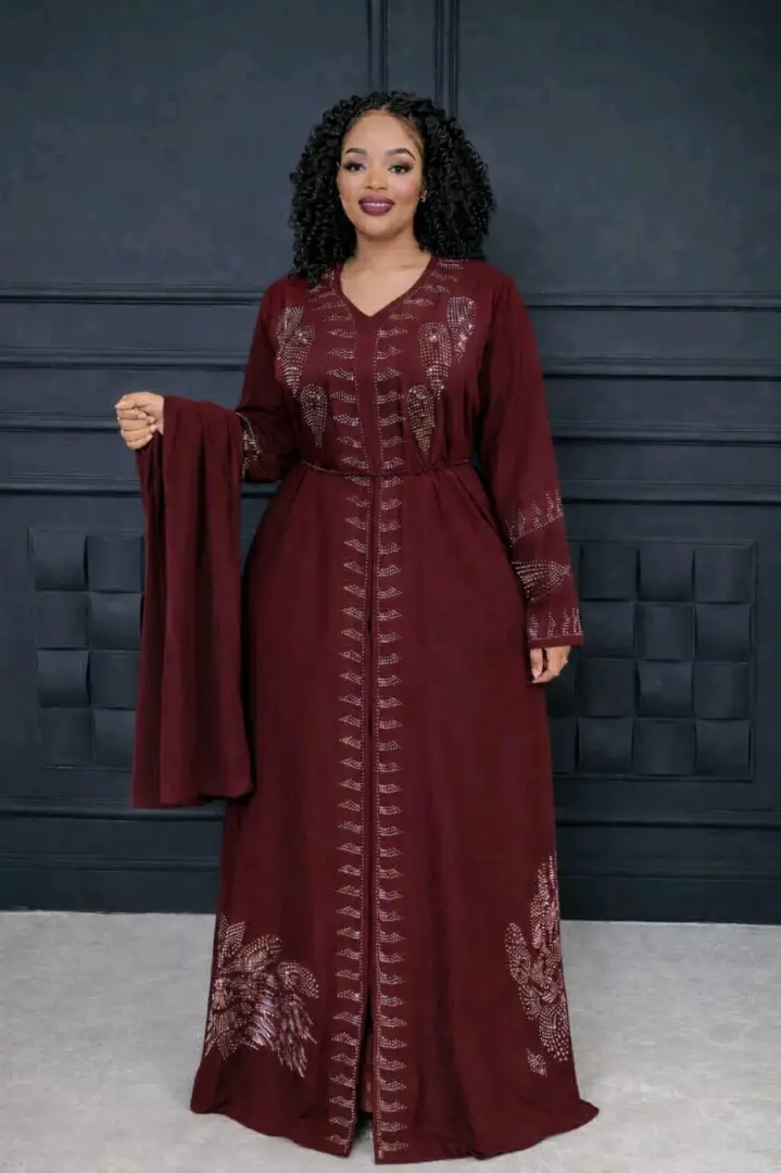 Abaya Dress Set (2 Pieces) - Multiple Sizes & Colors thumbnail 5