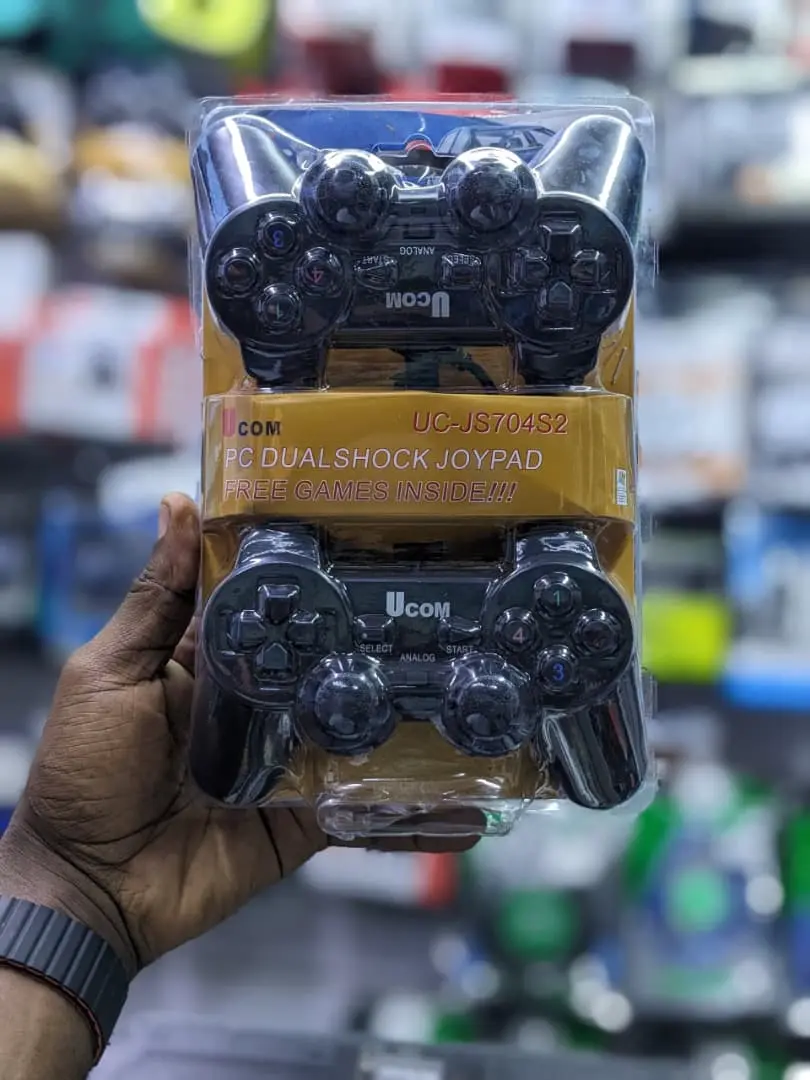 Set of Two Ucom Wired PC Gamepads