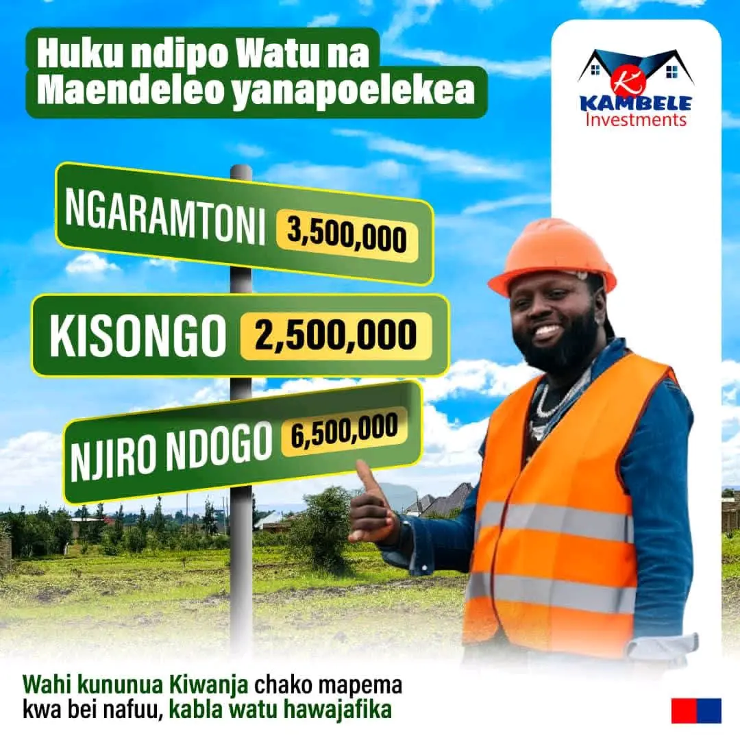 Viwanja vilivyopimwa Ngaramtoni, Kisongo & Njiro Ndogo