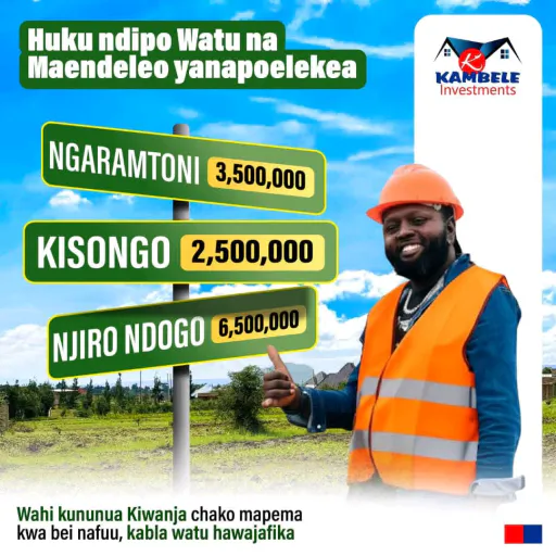 Viwanja vilivyopimwa Ngaramtoni, Kisongo & Njiro Ndogo