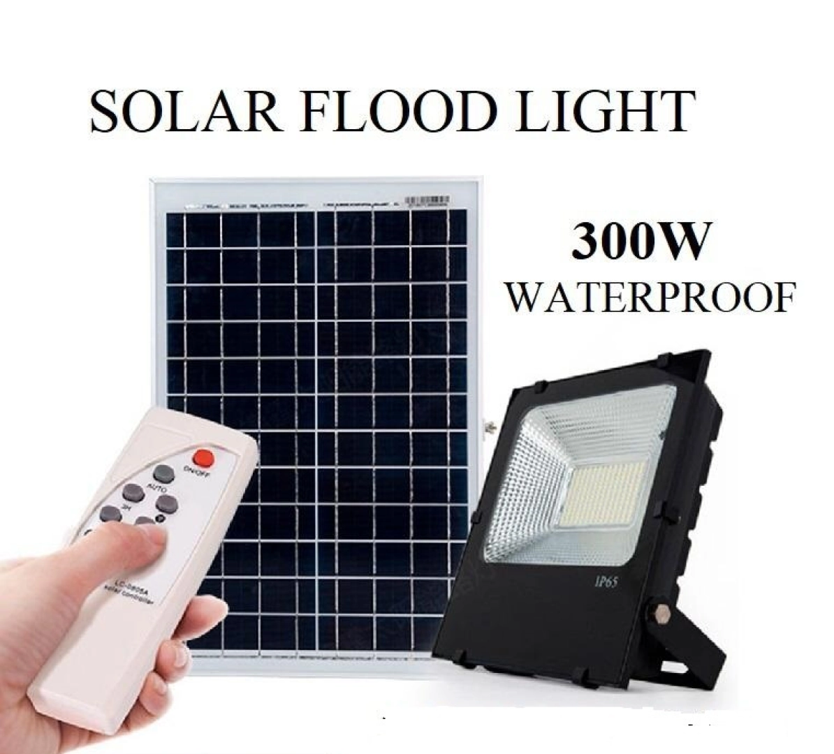 Solar Flood Light Kit 300W (IP65)