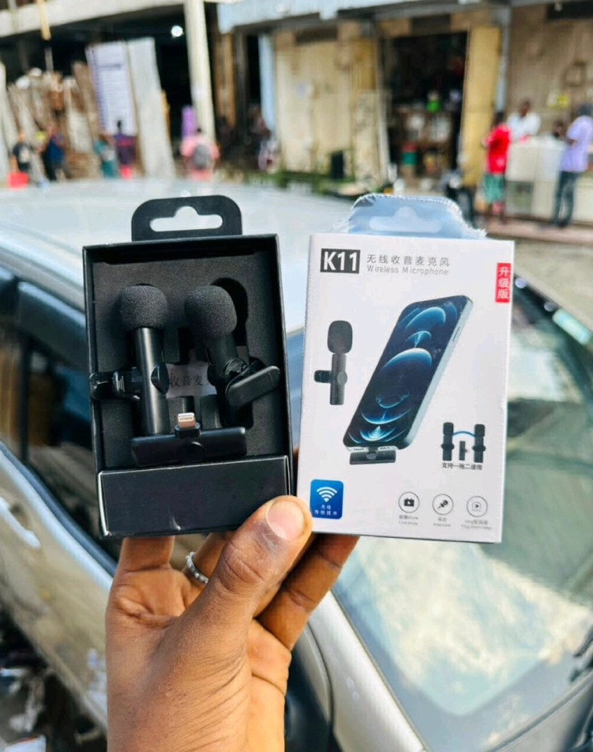K11 Dual Wireless Microphone Set for Smartphones