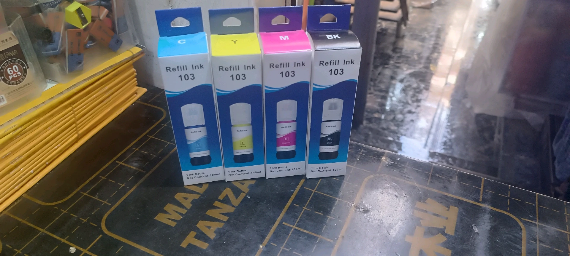 Epson Refill Ink Bottles (103) for 3110/3210/3250 Printers