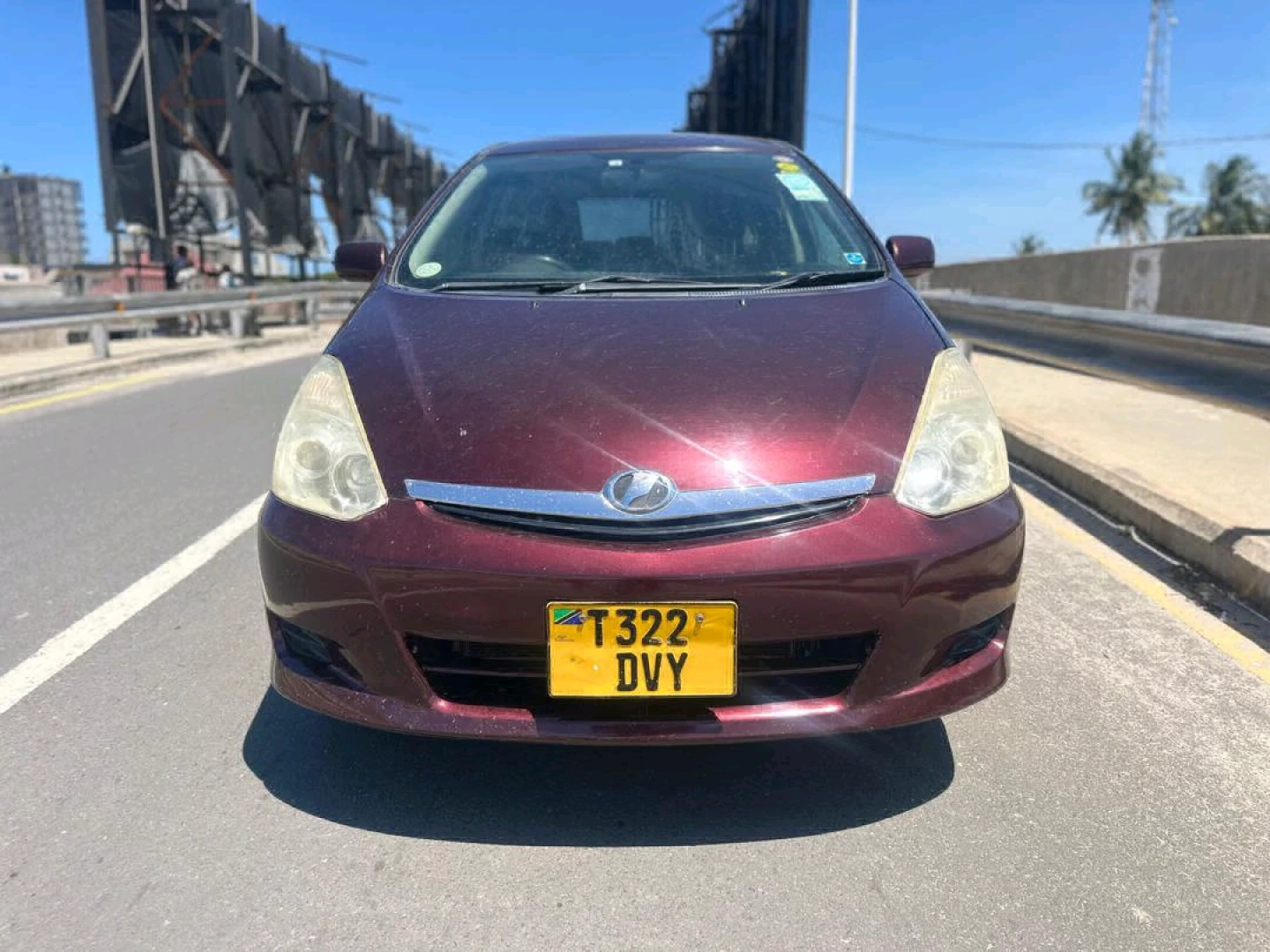 Used Toyota Wish 2007 Model (Maroon)