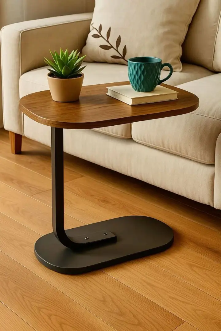 Quality C-Shaped Side Stool thumbnail 5