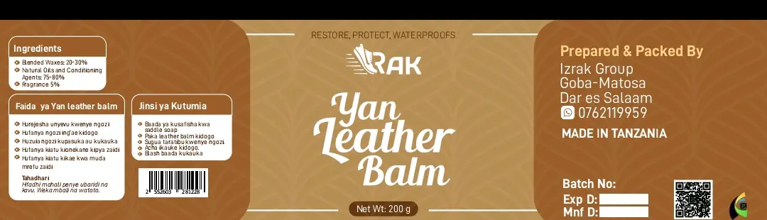 Dawa ya kuzuia uchakavu na ufubaaji wa leather zote  Products