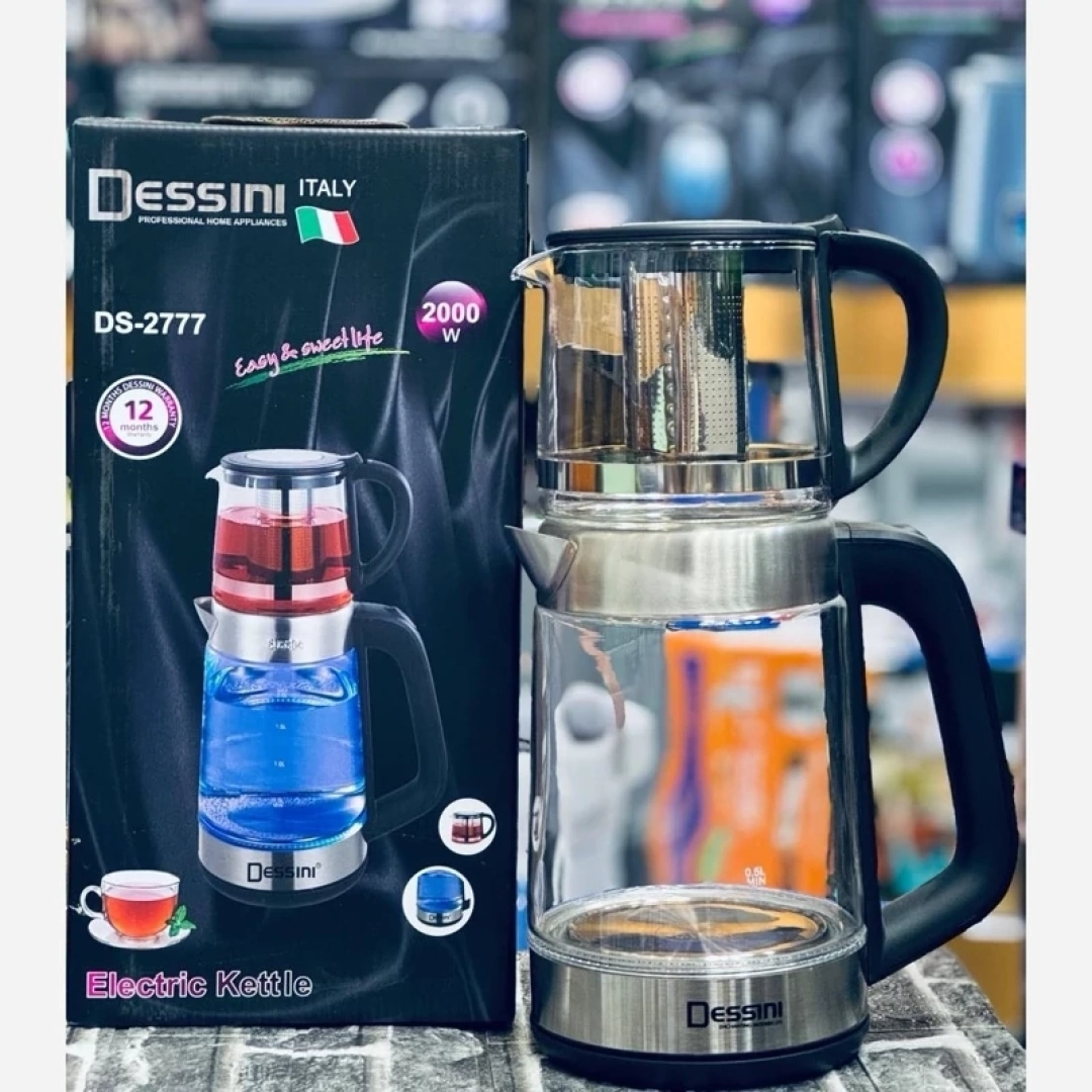 Dessini DS-2777 Electric Kettle and Teapot Set
