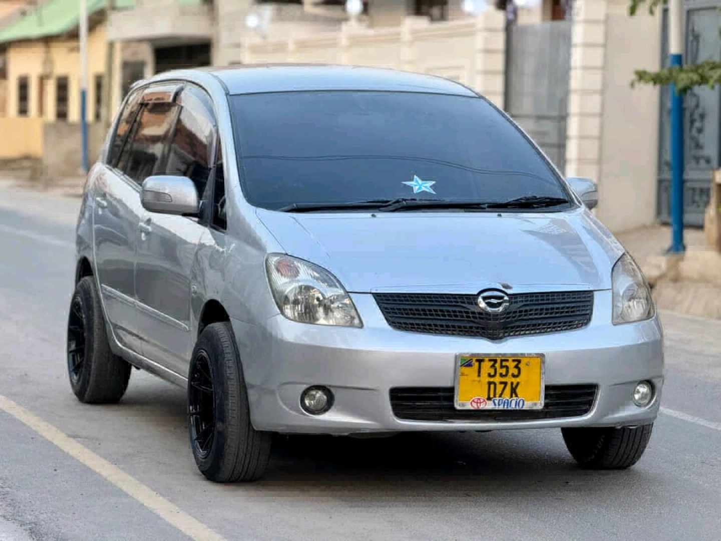 Silver Toyota Spacio Minivan (1490cc)