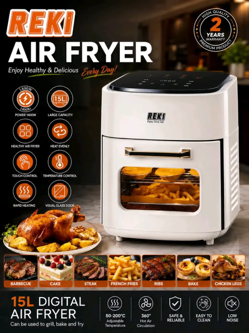 Reki Digital Air Fryer - 15L