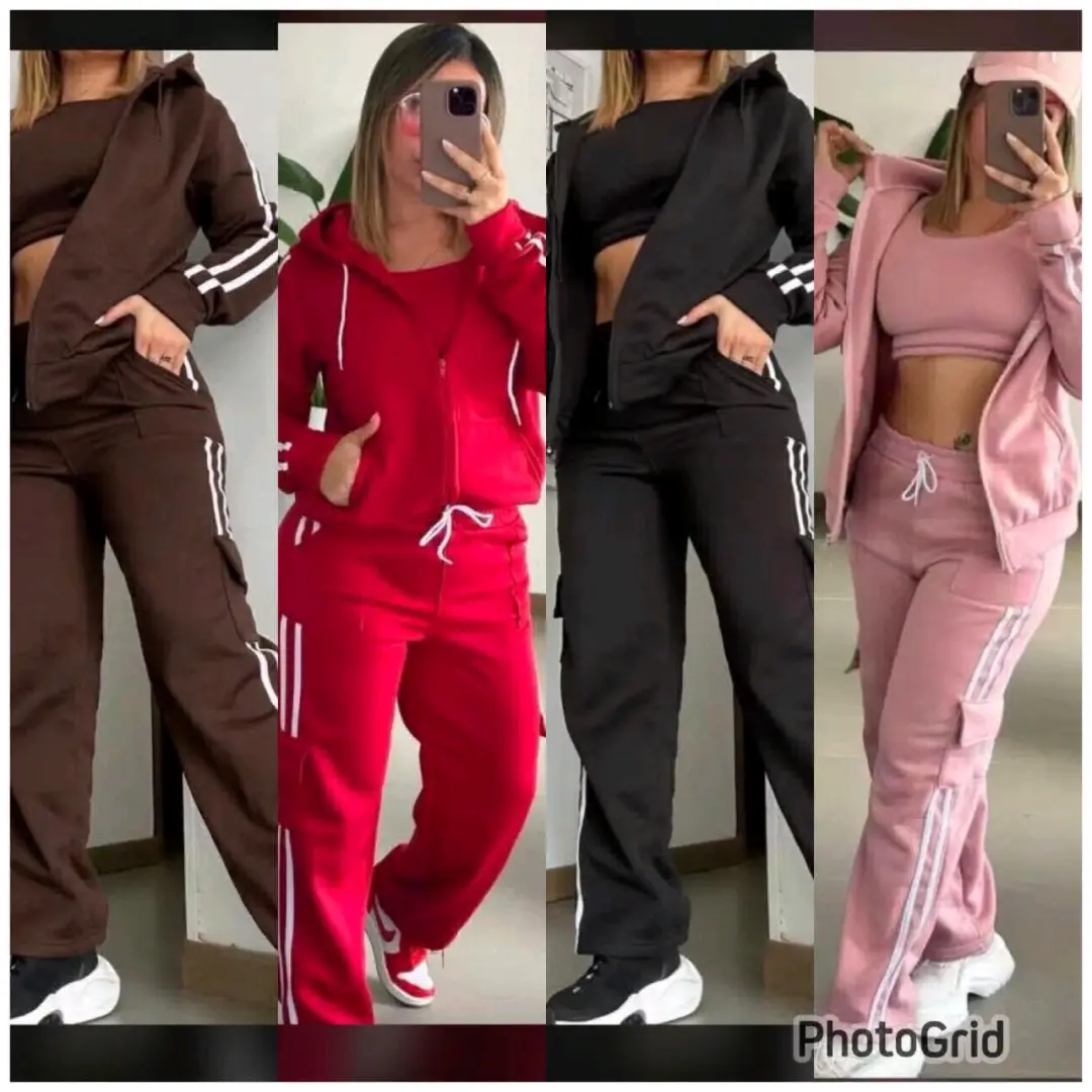 Women's 3-Piece Tracksuit Set
