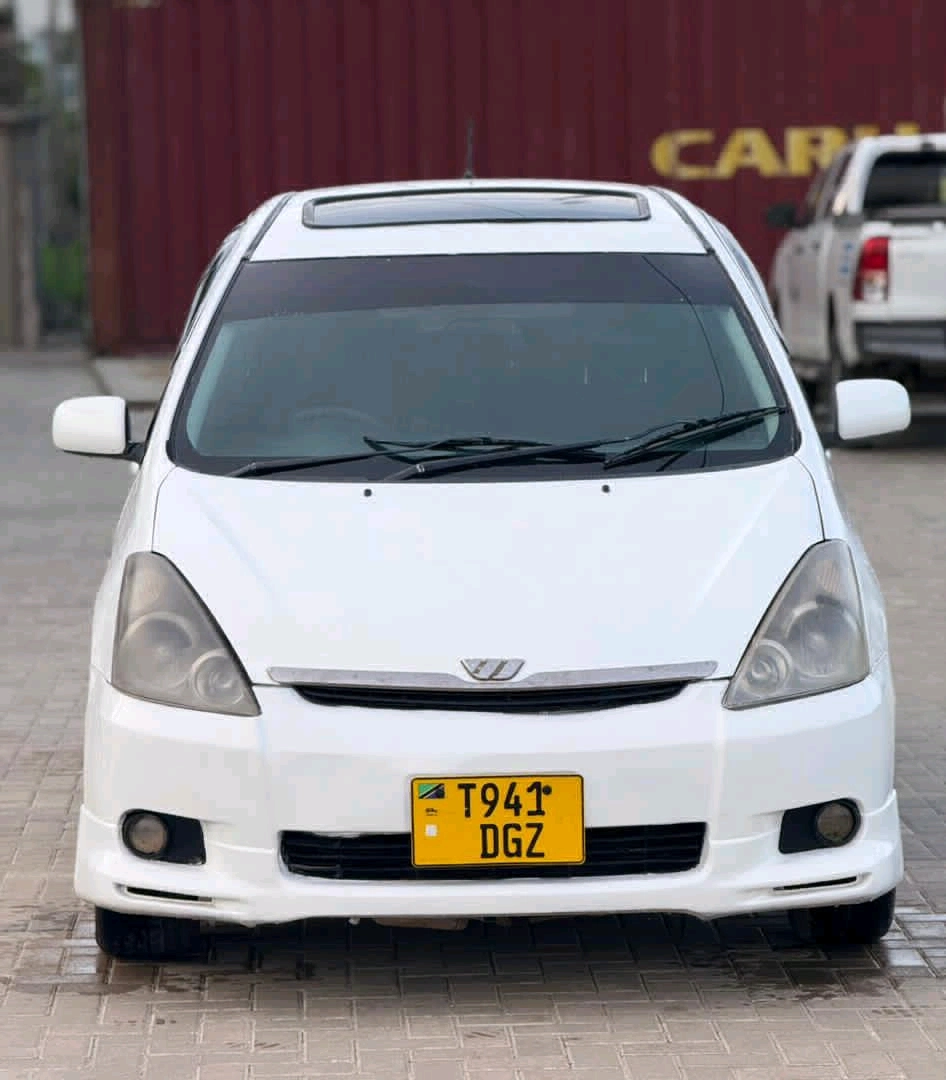 White Toyota Wish with Sunroof (1790 CC)