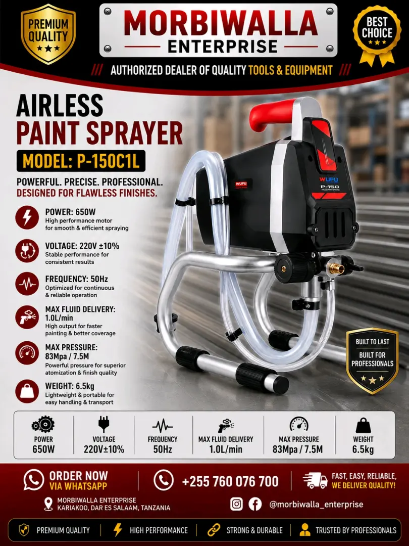 Wufu P-150C1L Airless Paint Sprayer