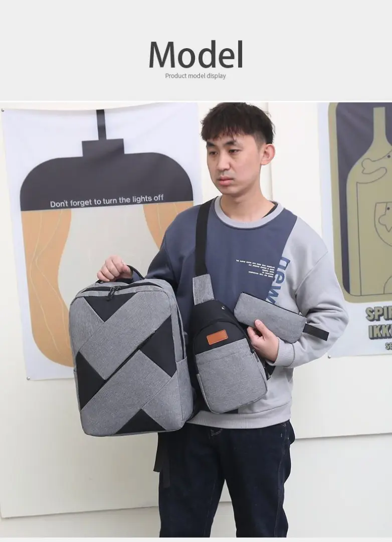 Set ya Mabegi 3 (Backpack, Sling Bag, Pencil Case) thumbnail 3