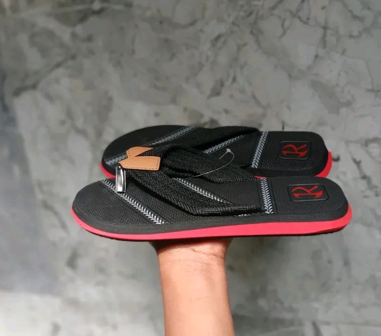 River King Blue and Black Flip-Flops (Size 38-45) thumbnail 2