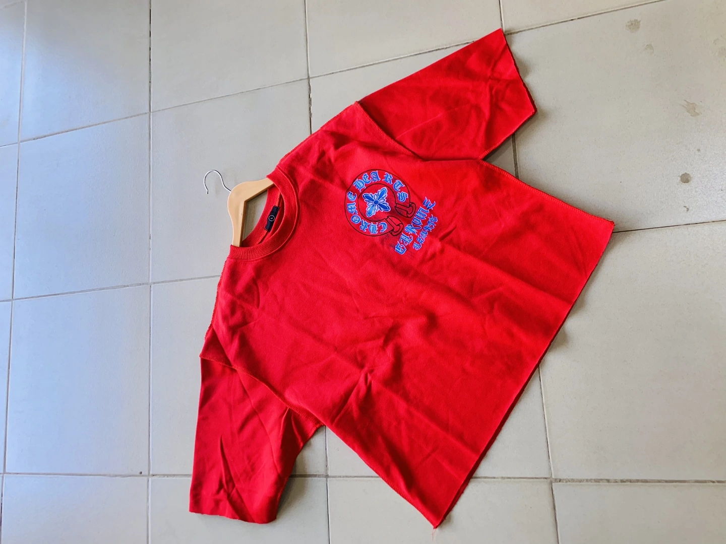 Yellow Graphic T-shirt (Skull and Racing Print) thumbnail 3