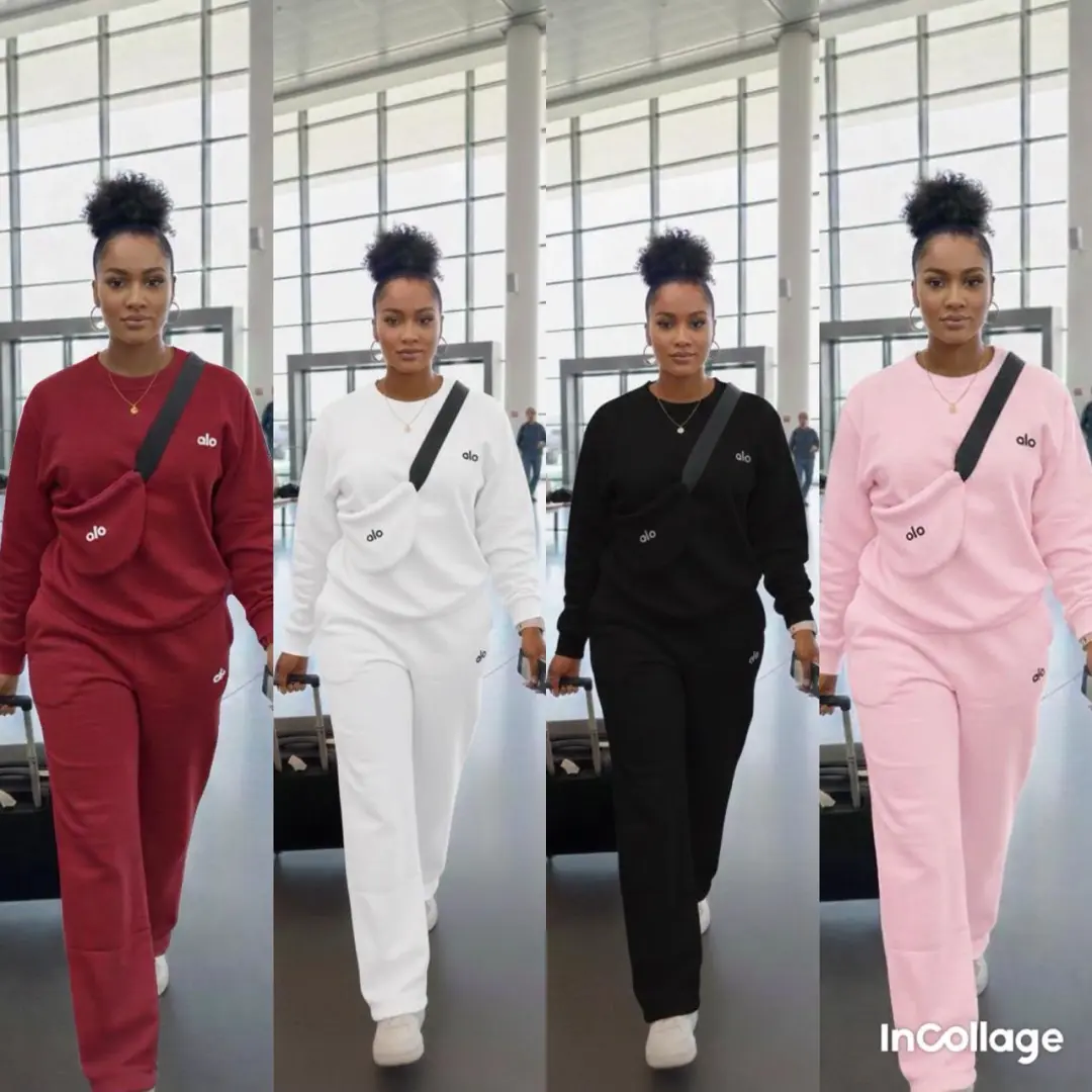 ALO Brand 3-Piece Tracksuit Set (Kibegi)
