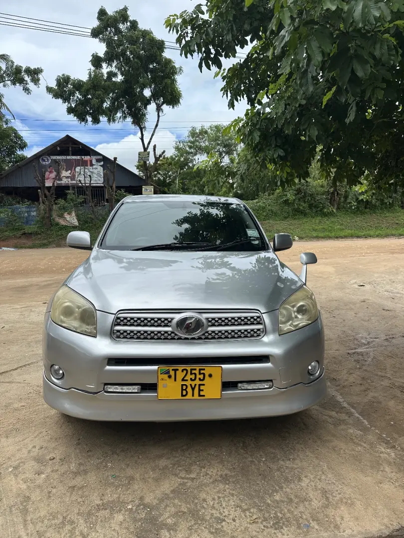 Silver Toyota RAV4