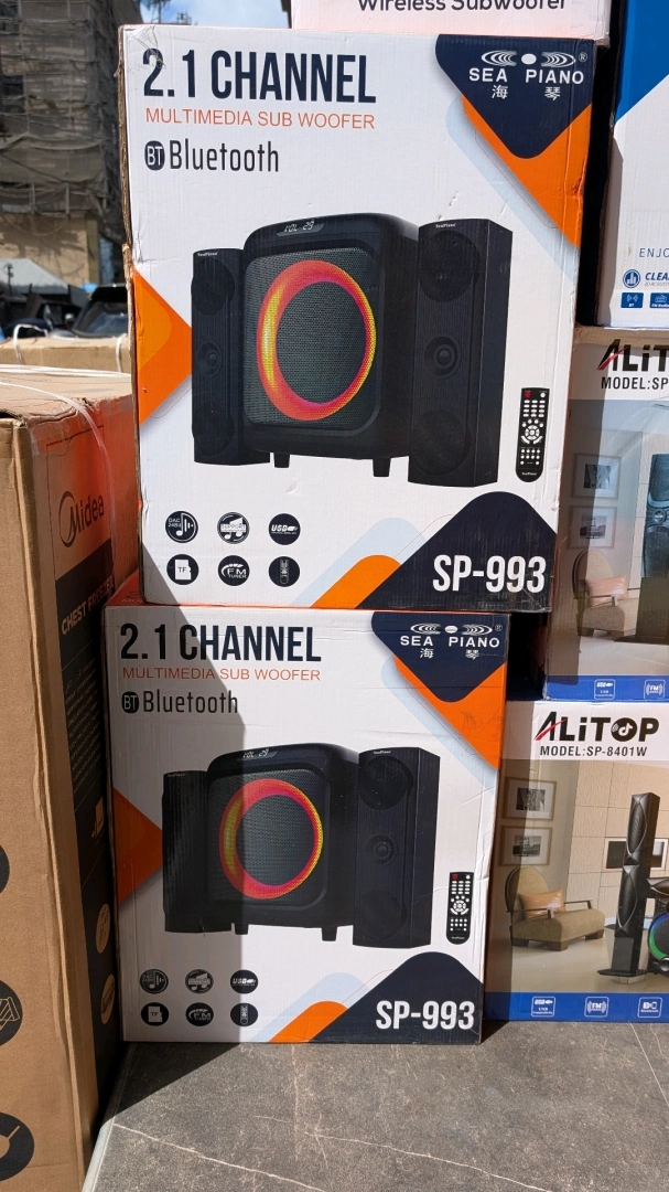SEA PIANO SP-993 2.1 Channel Multimedia Sub Woofer Speaker System