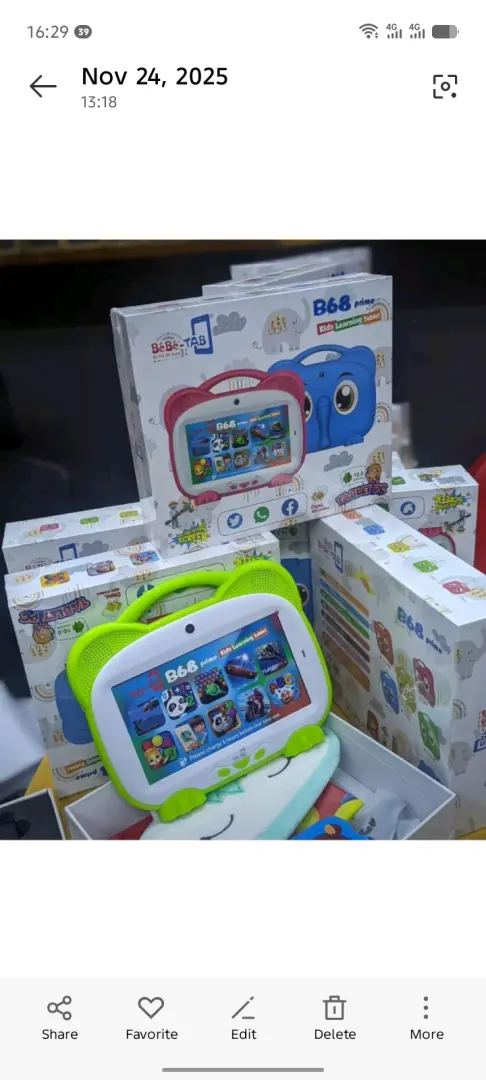 Kids Learning Tablets B68 Prime