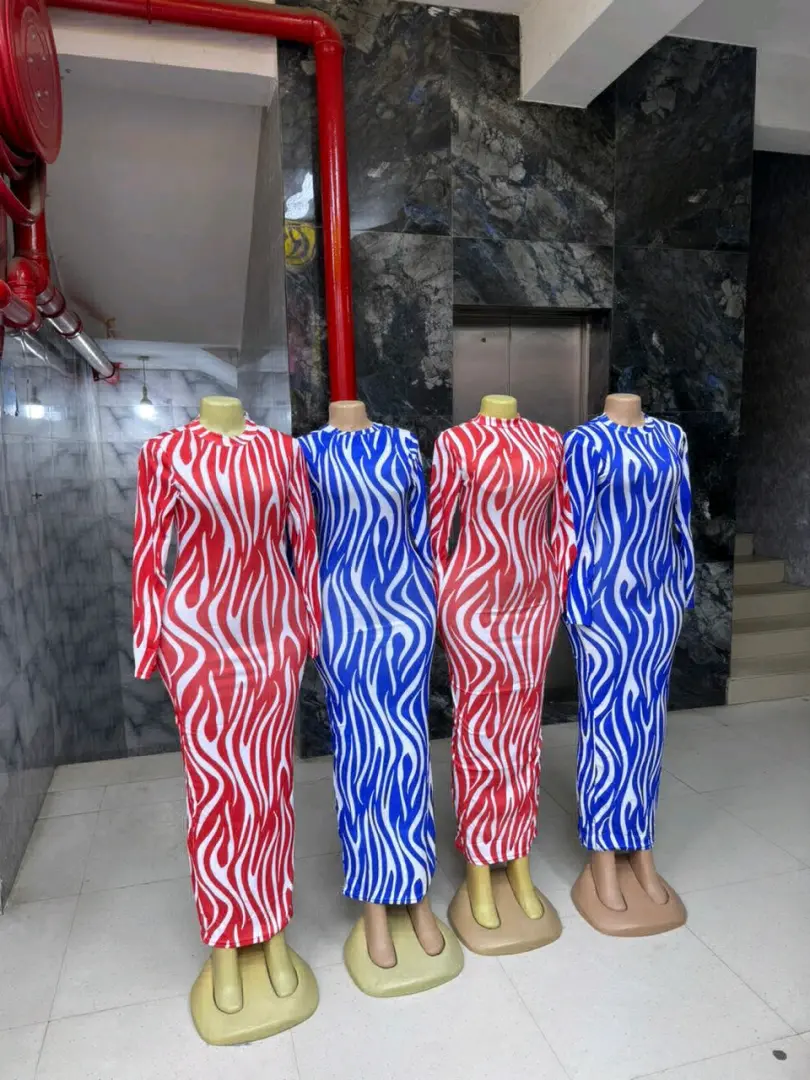 Zebra Pattern Bodycon Dresses thumbnail 2