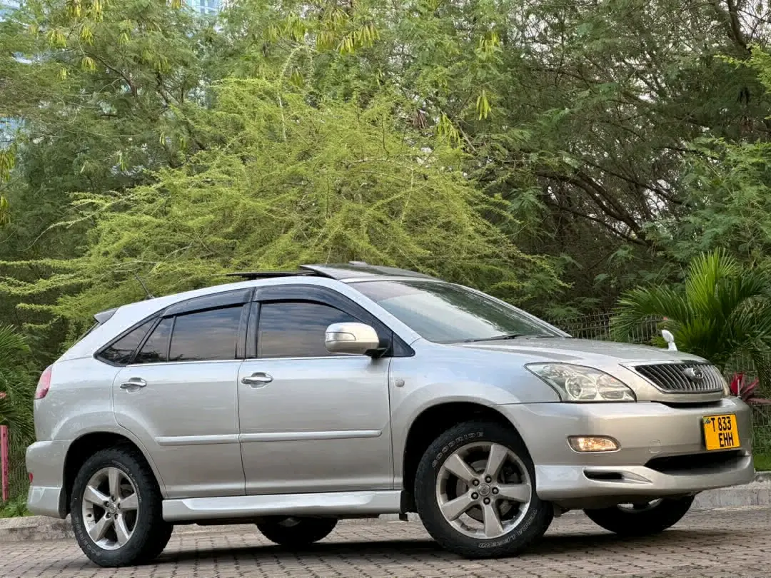 Toyota Harrier 2007 Silver thumbnail 2