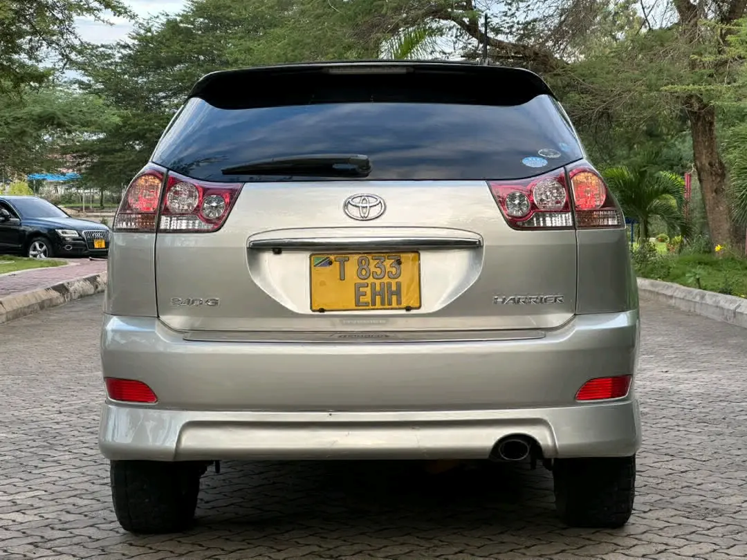 Toyota Harrier 2007 Silver thumbnail 5