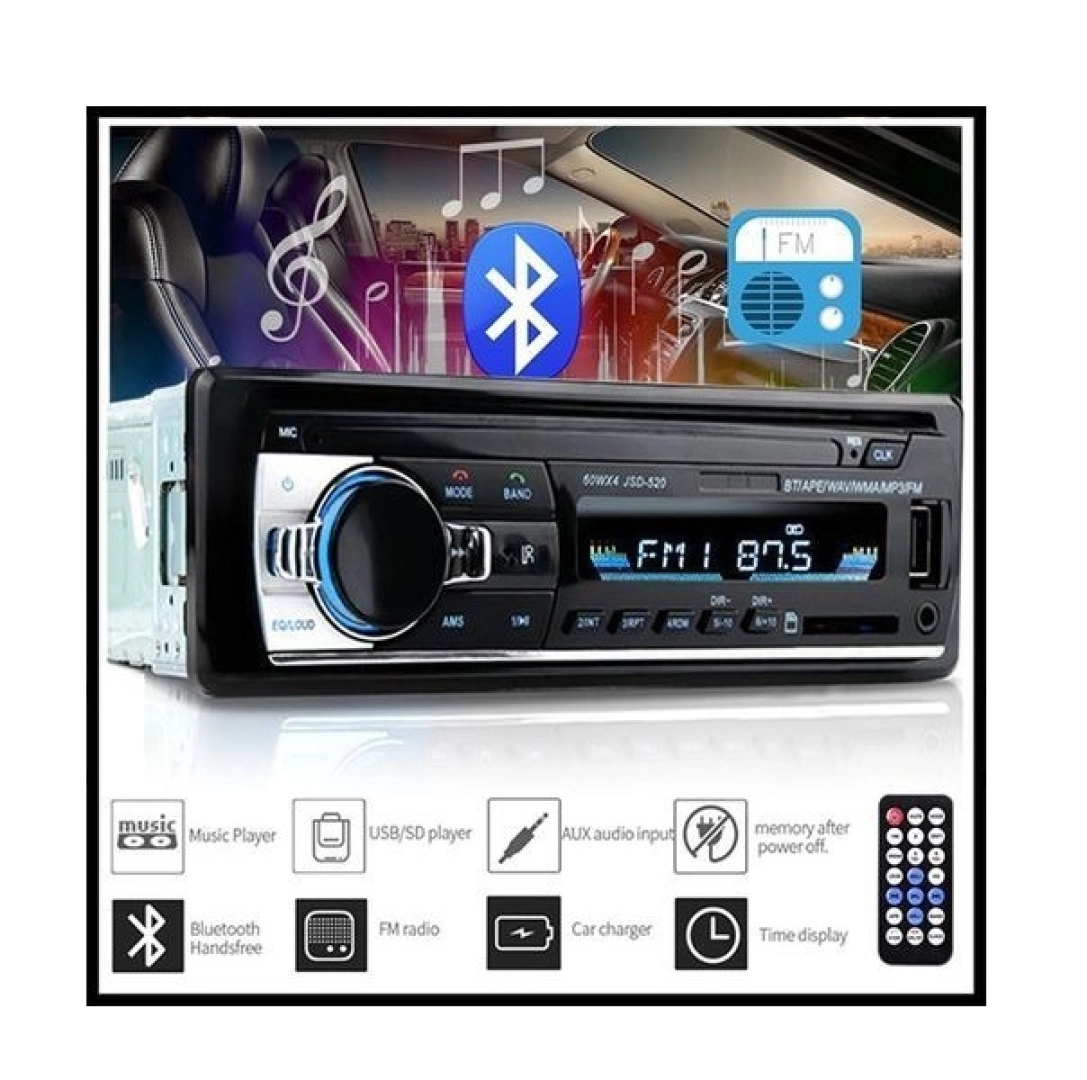 Car MP3 Player Radio Unit with Bluetooth and USB
