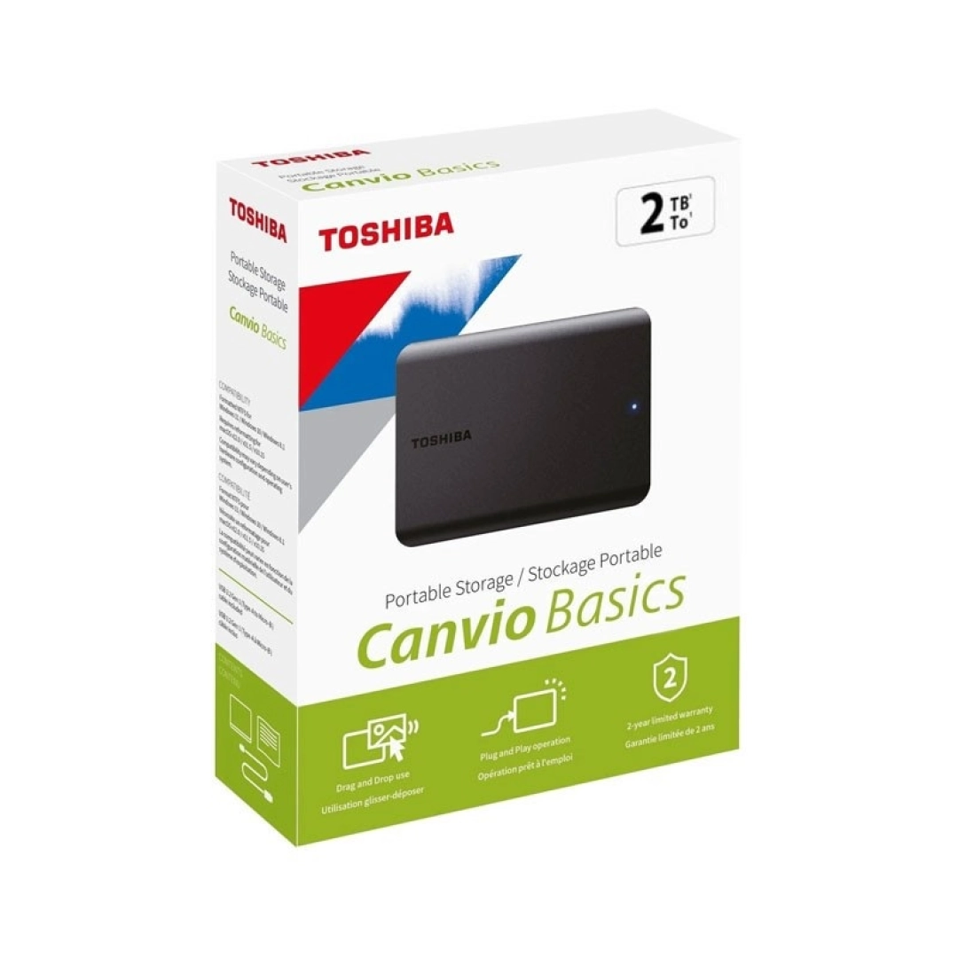 Toshiba Canvio Basics 2TB Portable External Hard Drive