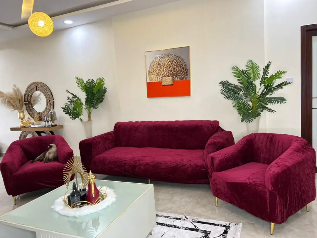 Velvet Sofa Covers (3:2:1:1 Set) thumbnail 2