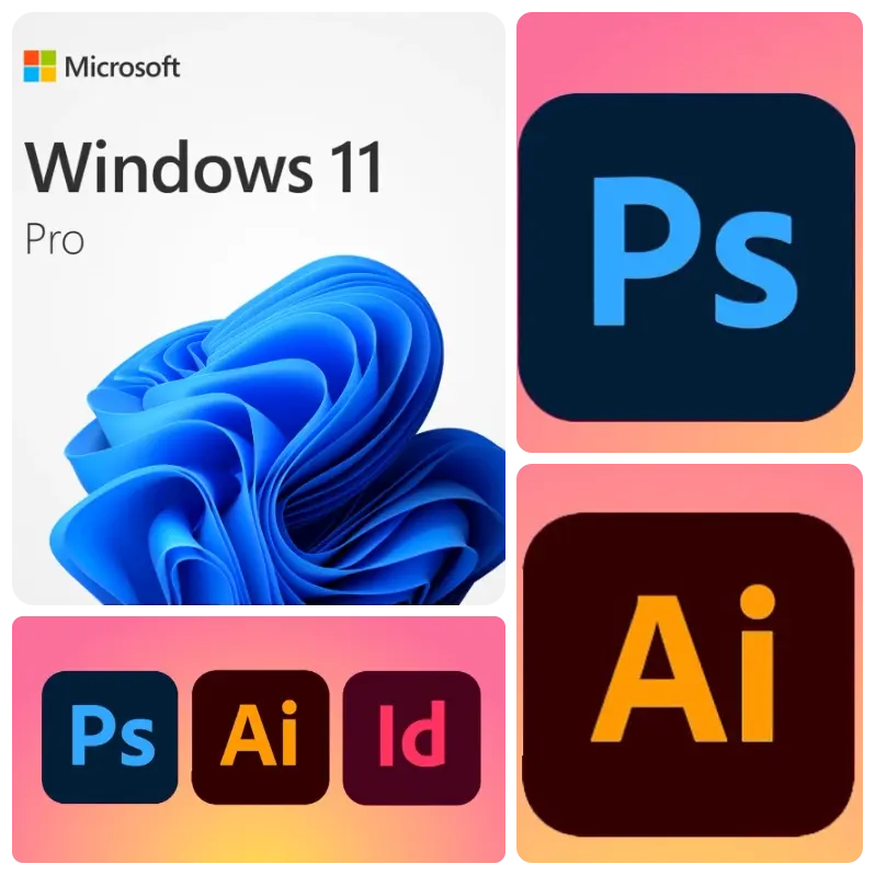 Windows 11 Pro & Adobe Design Package 2026 Installation
