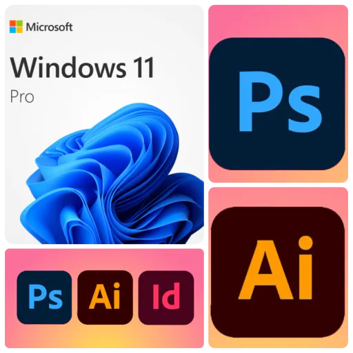 Windows 11 Pro & Adobe Design Package 2026 Installation