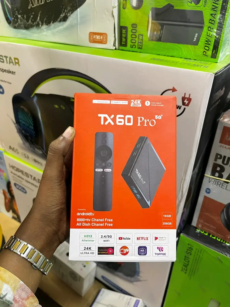TX60 Pro Smart Android TV Box 16GB/256GB