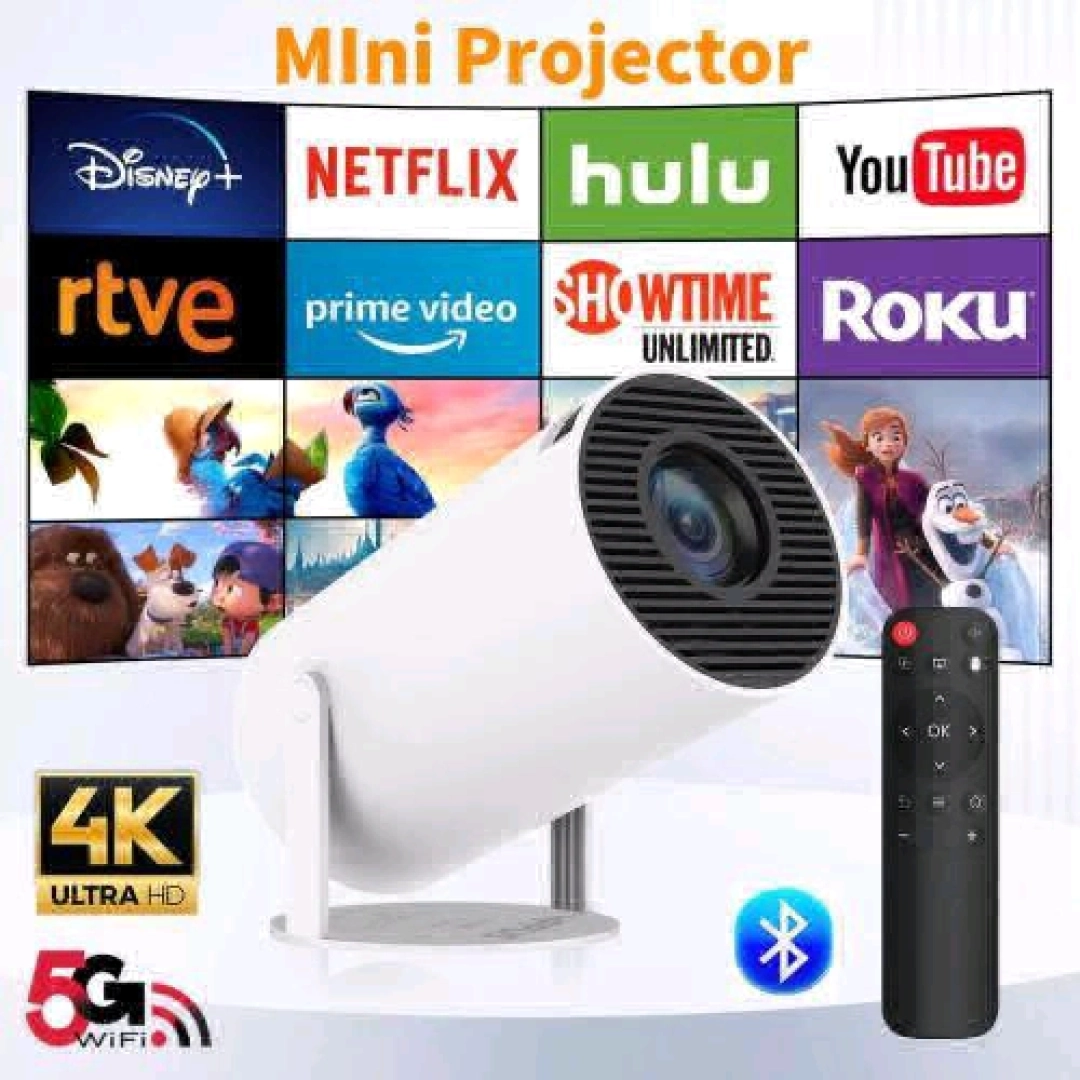 Mini Projector 4K Ultra HD 5G WiFi (OFA YA SABASABA)