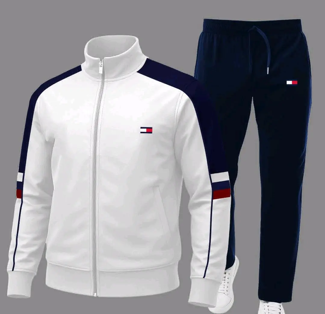 Lacoste Tracksuit Set - Beige/Green & Dark Blue thumbnail 5