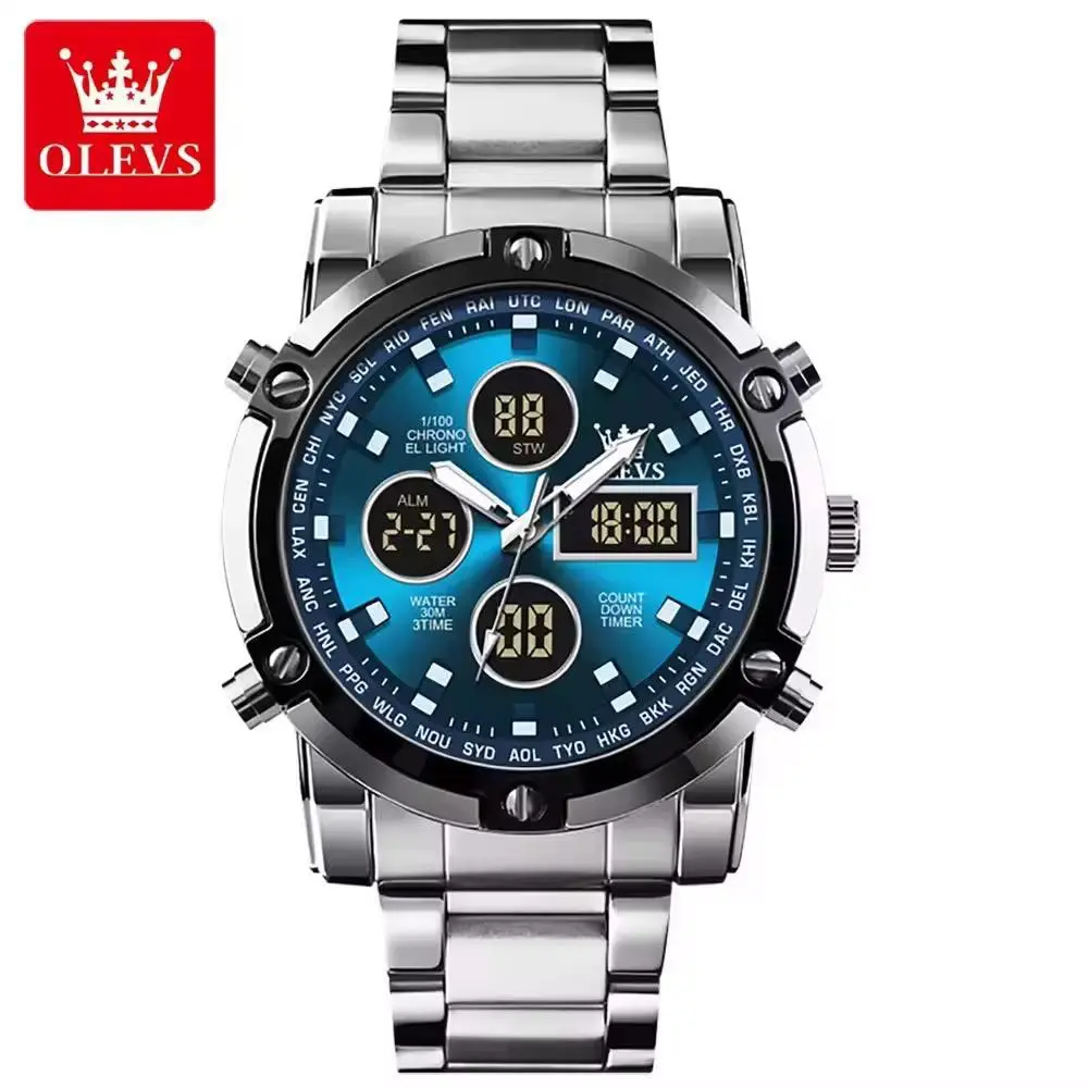 OLEVS Dual-Display Men's Watch thumbnail 2