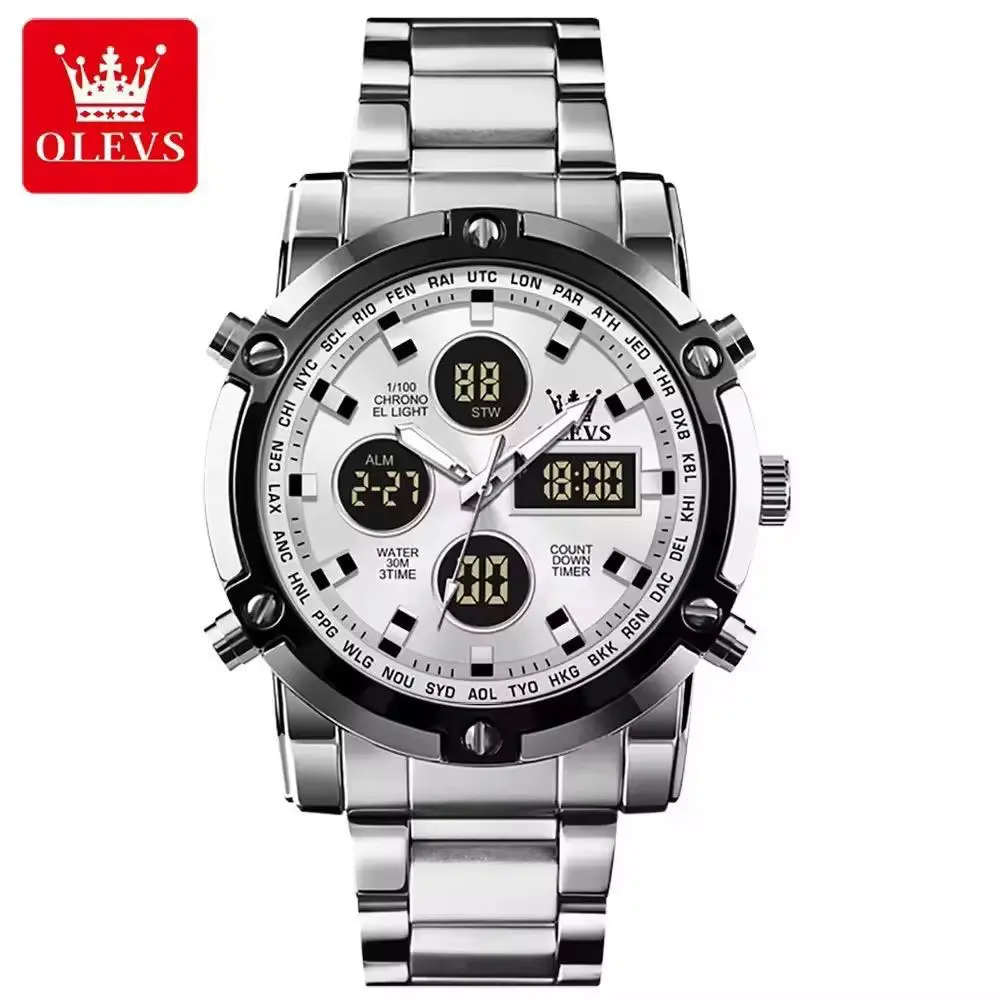 OLEVS Dual-Display Men's Watch thumbnail 3