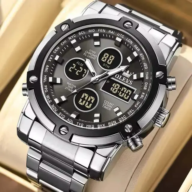 OLEVS Dual-Display Men's Watch thumbnail 5