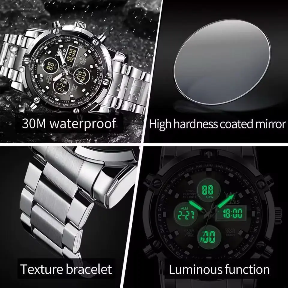 OLEVS Dual-Display Men's Watch thumbnail 6
