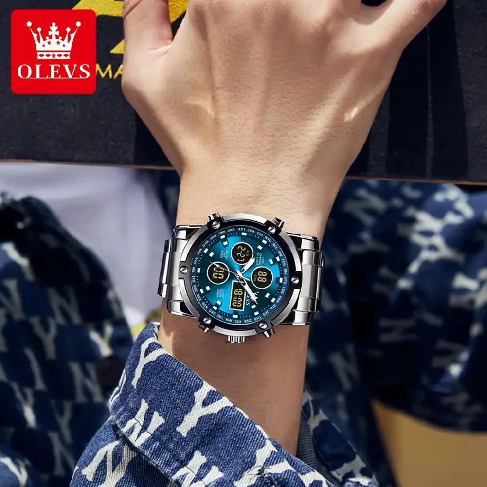 OLEVS Dual-Display Men's Watch thumbnail 8