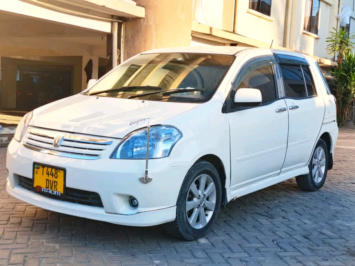Used White Toyota Raum 1490cc Full AC
