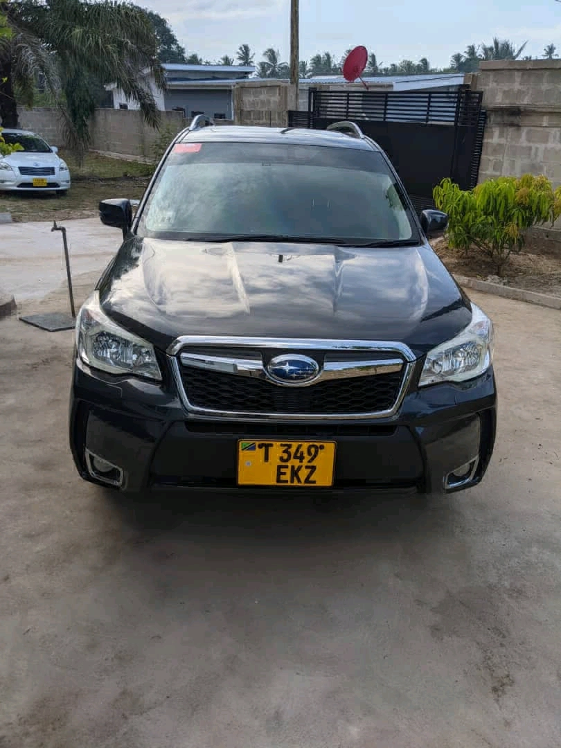 Black Subaru Forester SJG Turbo SUV 2014