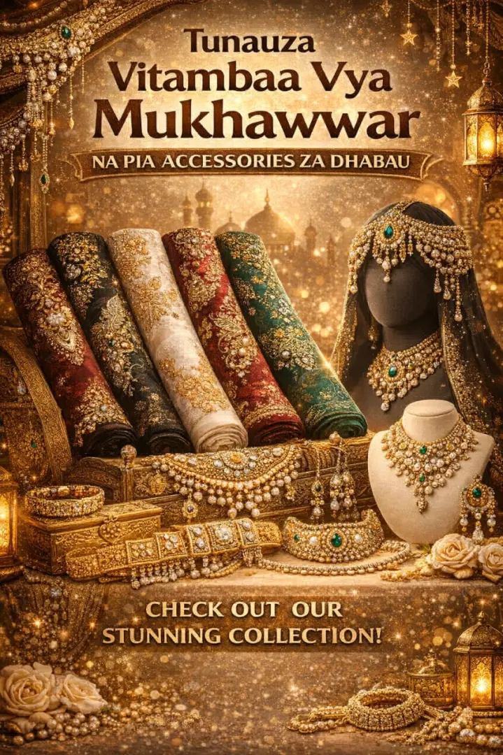 Mukhawar Fabrics, Jewelry, and Beauty Products Sale