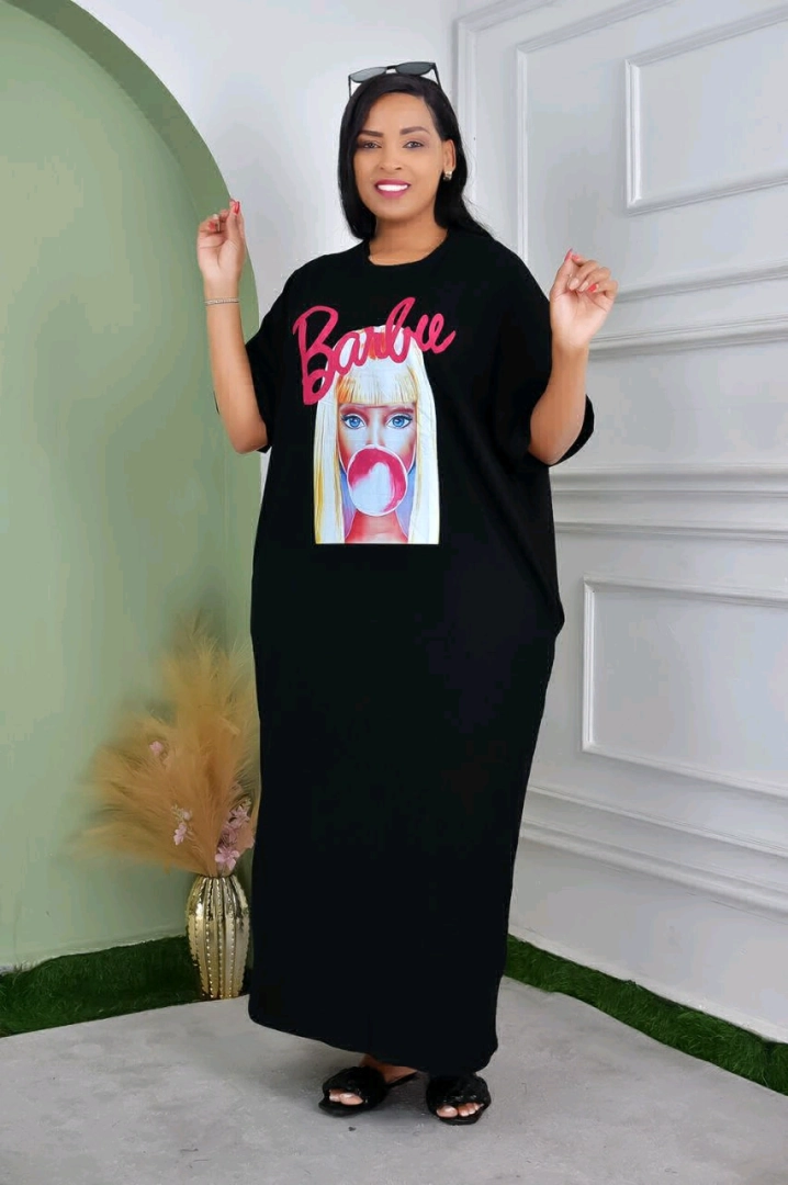 Purple Oversized Barbie T-Shirt Dress thumbnail 6